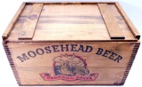 Vintage Wooden Moosehead Beer Case