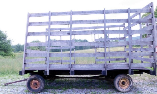 Wooden Hay Wagon (B)