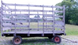 Wooden Hay Wagon (A)