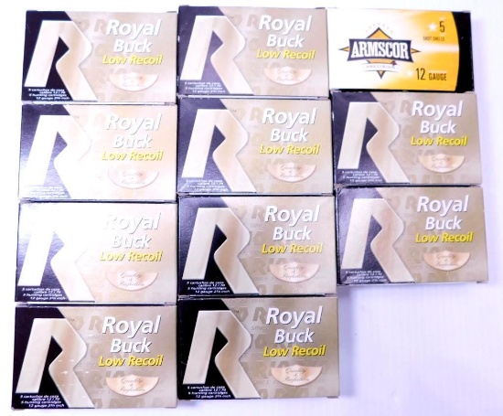 55 rounds of Royal Buck 00 Buckshot Ammunition, PICKUP ONLY