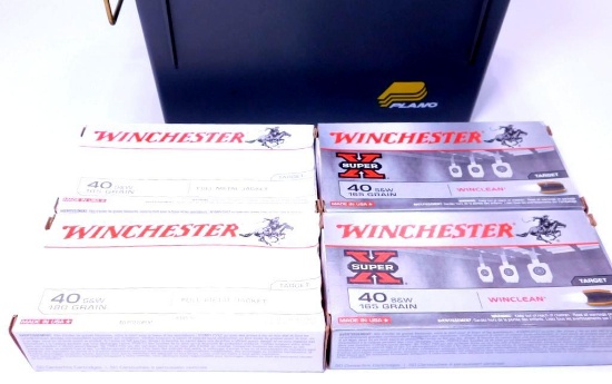 200 rounds of Winchester 40 S&W Pistol Ammunition, PICKUP ONLY