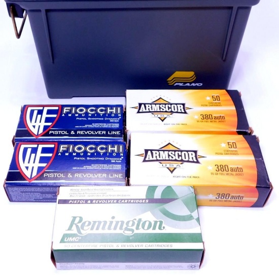 250 rounds of 380 AUTO Pistol Ammunition, PICKUP ONLY