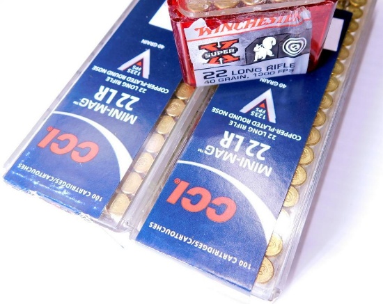 1050 rounds of 22 CAL & 22 MAG Ammunition, PICKUP ONLY