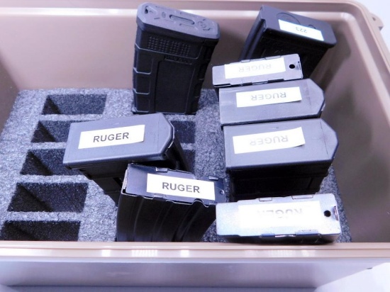 .223 cal Magazines, Eight (8) w/Accessories Box