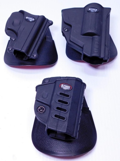 Four (4) FOBUS Hard Pistol Holsters