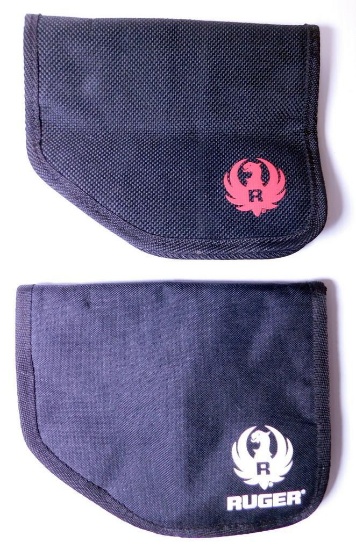 Ruger Black Nylon Pistol Cases, Two (2)