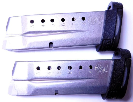 Smith & Wesson M&P Stainless Pistol Magazines, Two (2)