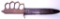 US WWI 1918 Combat Trench Knife and Scabbard