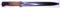 German Czech WWII Mauser K-98 Combat Rifle Bayonet and Scabbard
