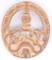 German WWII Army Heer Gold Anti Partisan Badge