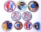 NASA Apollo / Skylab Astronaut Space Moon Patches, Nine (9)