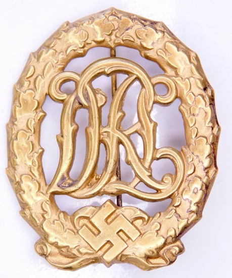 German WWII Gold DRL Sports Badge