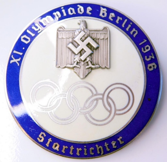 German WWII 1936 Berlin Summer Olympics Starter Sports Badge