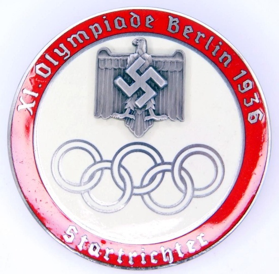 German WWII 1936 Berlin Summer Olympics Starter Sports Badge