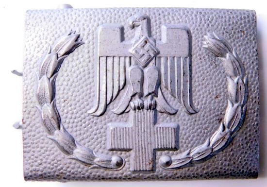 German WWII Deutsches Red Cross DRK EM Belt Buckle