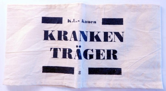 German WWII Kranken Trager Stretcher Bearer Arm Band