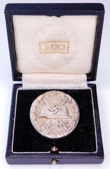 Cased German WWII Silver Wound Badge