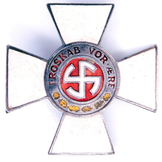 German WWII Denmark 1st Class Waffen SS Schalburg Cross