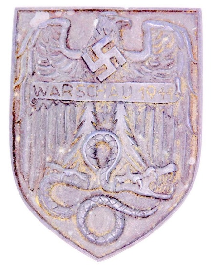 German WWII WARSCHAU 1944 Badge