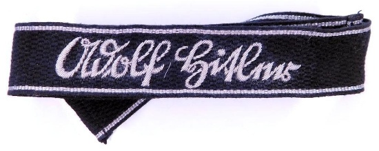 German WWII LAH ADOLF HITLER Officers Cuff Title
