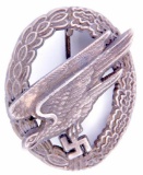 German WWII Luftwaffe Paratrooper Fallschirmjager Jump Badge