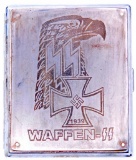 German WWII Waffen SS Officers Cigarette Case