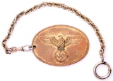 German WWII GEHIME STAATSPOLIZEI Criminal Identification Disc
