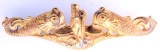 USN WWII Naval Submarine Officers Dolphin Badge