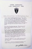 US WWII D-Day Allied Expeditionary Force Eisenhower Letter