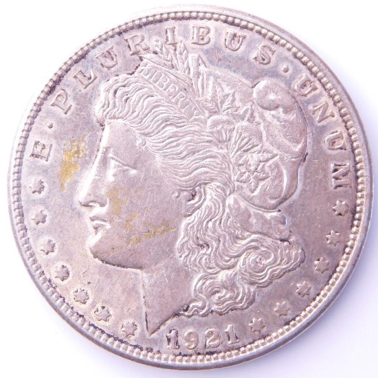 Morgan Silver Dollar Coin, 1921