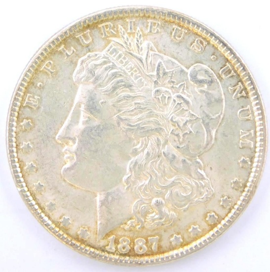 1887 Morgan Silver Dollar Coin
