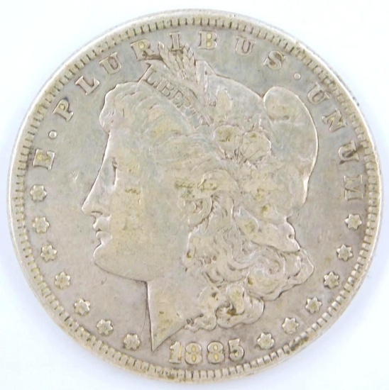 1885 Morgan Silver Dollar Coin