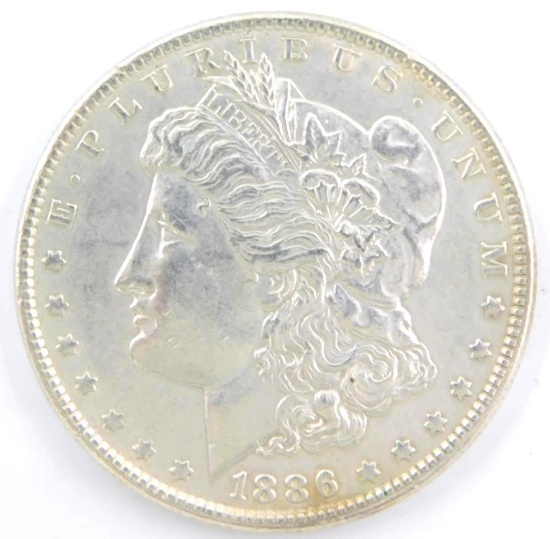 1886 Morgan Silver Dollar Coin