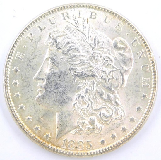 1885 Morgan Silver Dollar Coin