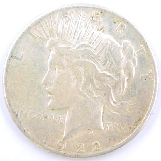 1922 S Peace Silver Dollar Coin