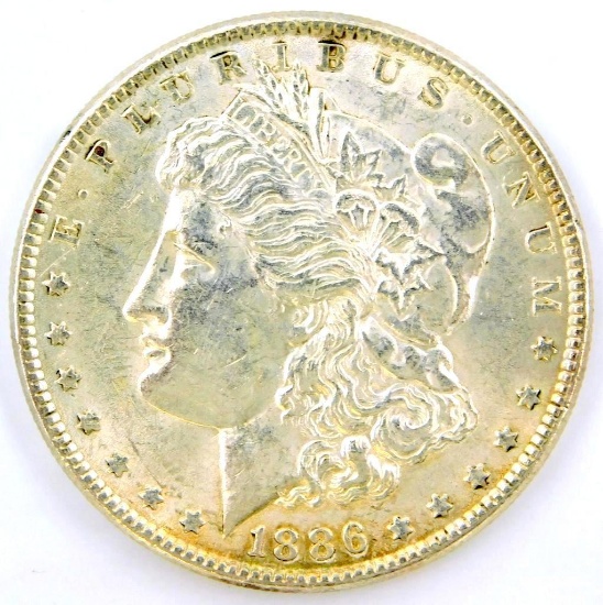 1886 Morgan Silver Dollar Coin