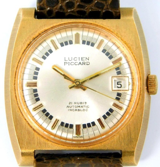Lucien Piccard Men's 21 Rubis Automatic Wristwatch