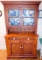 Pennsylvania Dutch Painted Stepback Cupboard