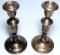 Atkins Sterling Silver Candlesticks, (2)