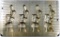 Vintage Multiple Bunny Rabbit w/ Picnic Backpack Ice Cream or Chocolate Mold