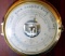 Schatz Compensated Precision Brass Barometer Thermometer