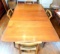 American Gate-leg Drop Leaf Table w/ Hitchcock Stenciled Chairs w/ Rush Seats