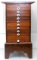 Antique 12-Drawer Collectors Cabinet