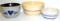 Vintage Stoneware Bowls, Three (3)