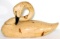 Swan Decoy, Carved and Signed by Raymond E. Hornick