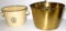 Brass Bucket with Hand-forged Handle, Bucket and Slate