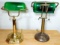 Bankers Desk Lamp, Two (2)