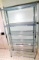 Metal Shelving Unit with Two Solid Shelf Overlays
