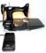 Vintage 1950's Singer Featherweight Sewing Machine, Cat. 3-120 w/ Case