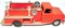 TONKA Fire Truck Pumper Engine No. 5 Red, Pressed Steel, 1958